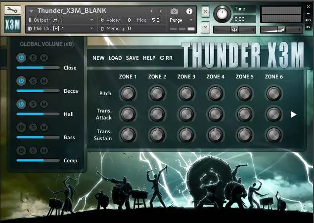 Strezov Sampling released THUNDER X3M Taiko for free