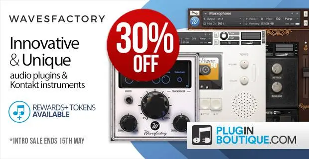 Wavesfactory deal at Plugin Boutique