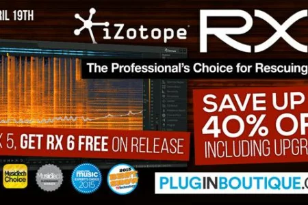 Featured image for “iZotope RX deal at Plugin Boutique”