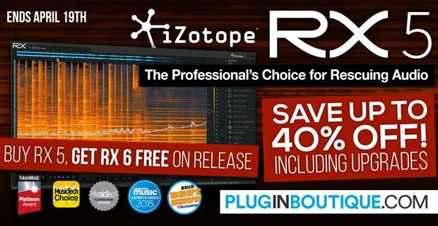 iZotope RX deal at Plugin Boutique