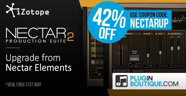 Deal: Nectar 2 Production Suite upgrade at Plugin Boutique