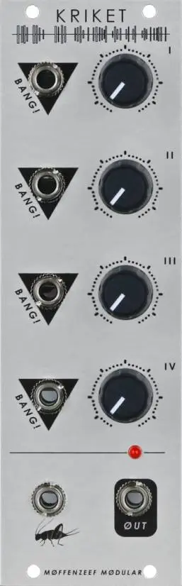 Møffenzeef Mødular released Kriket (Eurorack Module)