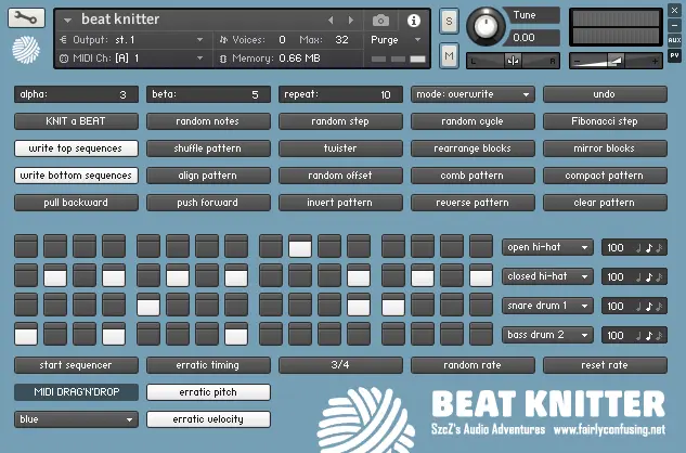SzcZ releases Beat Knitter – free Kontakt instrument