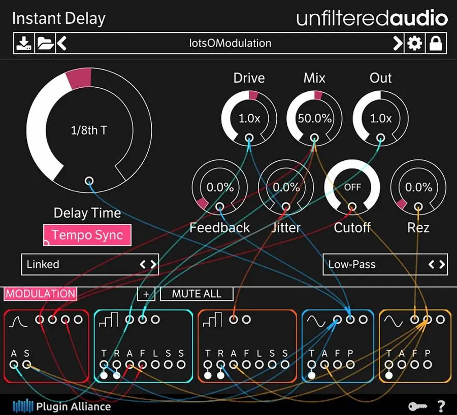 Unfiltered Audio announced Instant Delay at Plugin Alliance