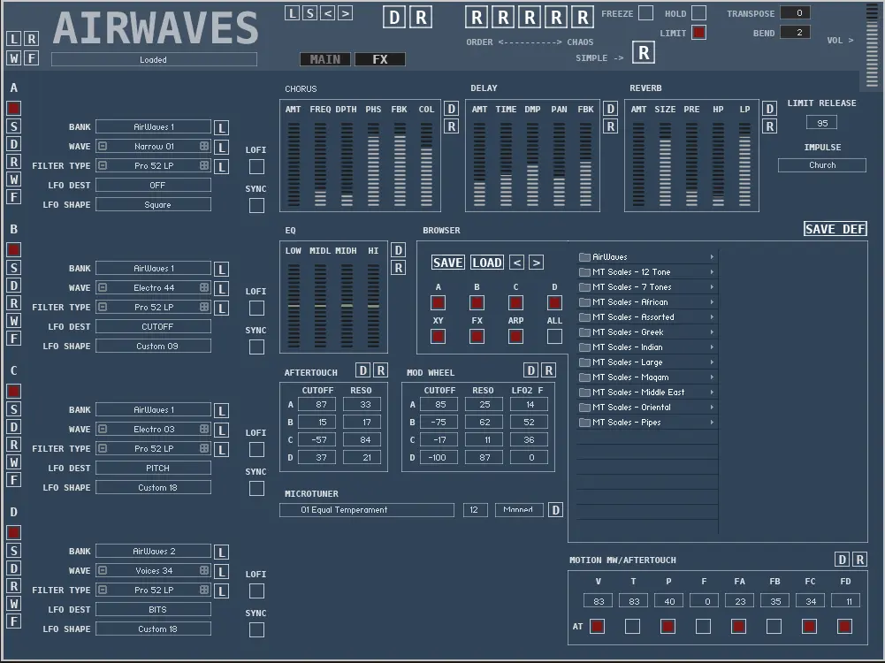 Homegrown Sounds released AirWaves for Kontakt
