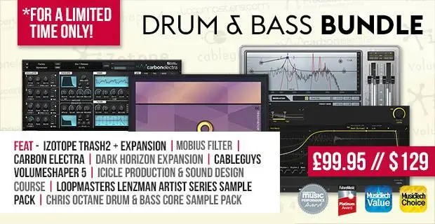 Deal: Drum & Bass Bundle at Plugin Boutique
