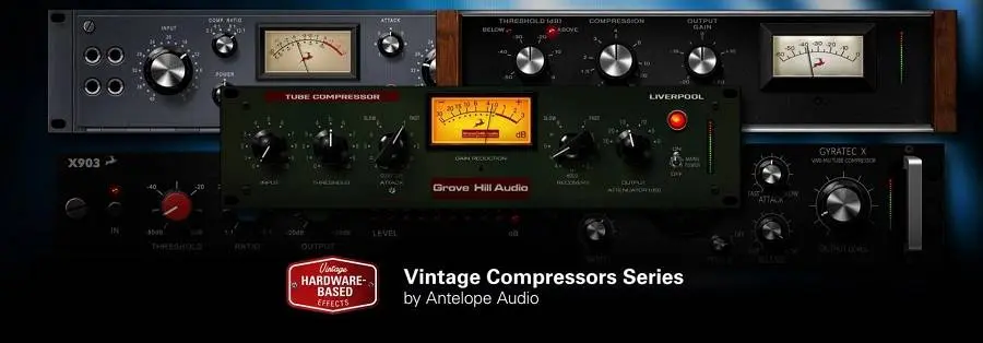 Antelope Audio adds six new vintage compressors to its audio interfaces