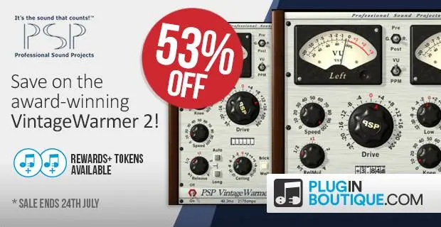 Deal: PSP VintageWarmer2 – 53% off at Plugin Boutique