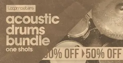 Featured image for “Loopmasters released Acoustic Drums Bundle”