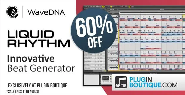 Deal: Liquid Rhythm at Plugin Boutique 60% off