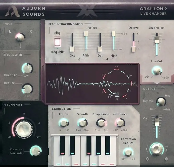 Auburn Sounds releases Graillon 2 Live Voice Changer
