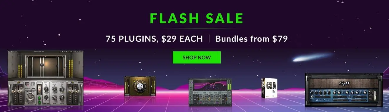 Deal: Waves FLASH SALE (75 Plugins 29$ each)
