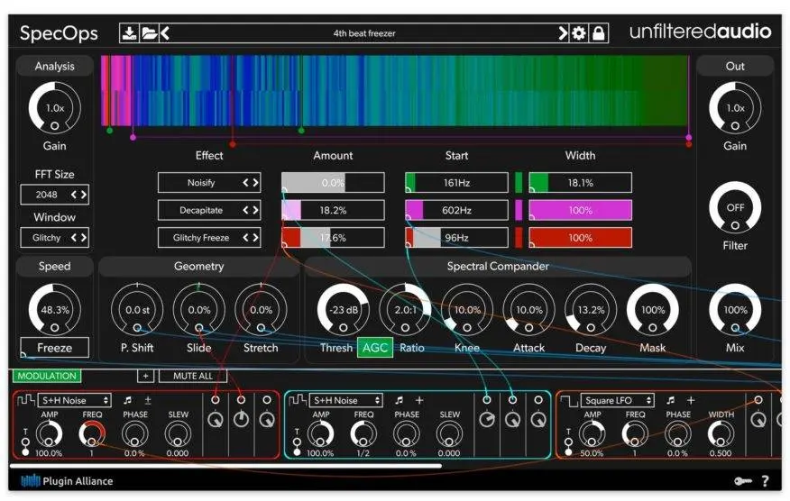 Unfiltered Audio releases spectral effect plugin SpecOps