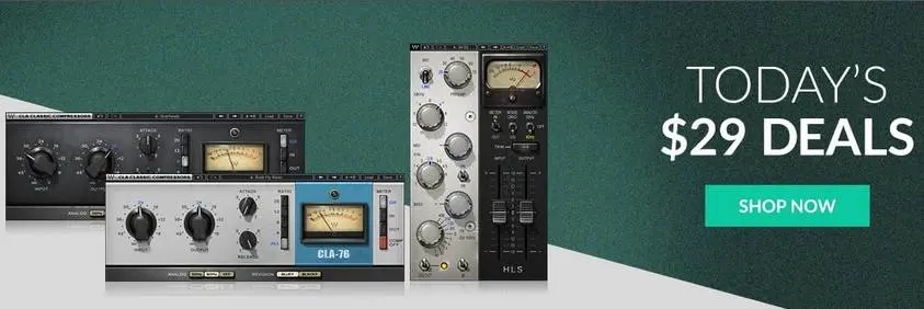 Waves CLA 76 Compressor / Limiter and Kramer HLS Channel for just 29$ each