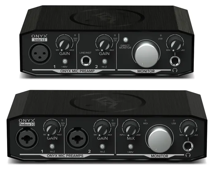 Mackie annouced new Onyx USB Interfaces