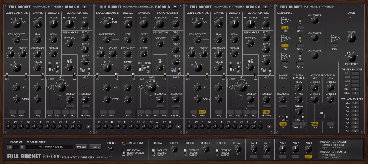 Full Bucket Music released FB 3300