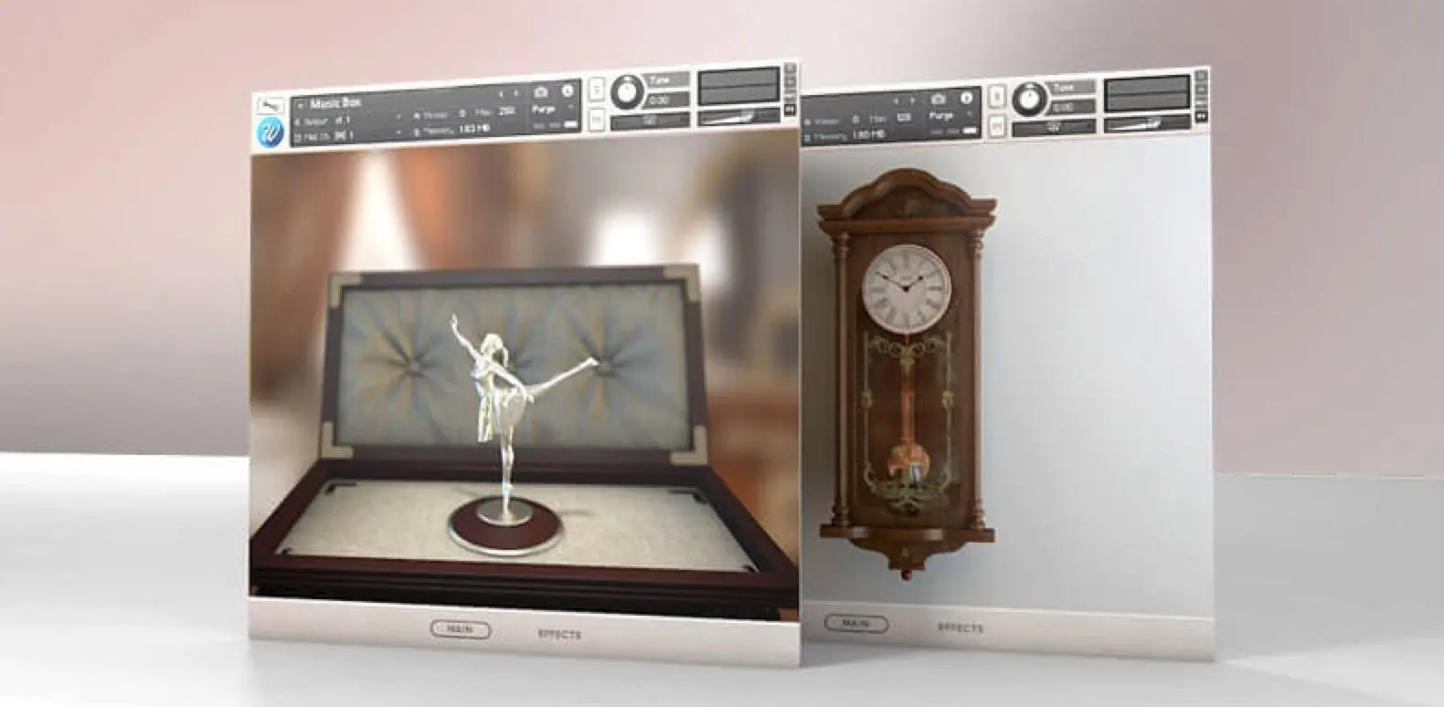 Wavesfactory released free Music Box and Clock