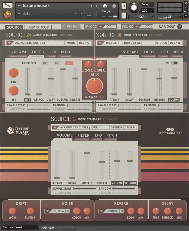THEPHONOLOOP released Texture Mozaik.01