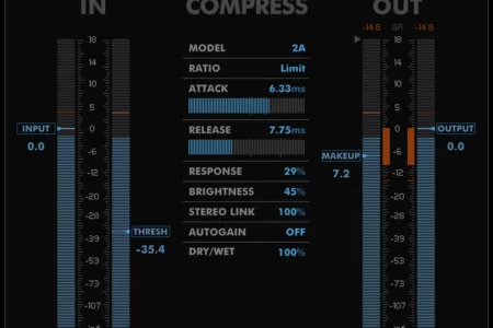 Featured image for “DMG Audio released TrackComp Compressor”