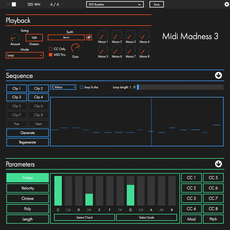 Midi Madness Software released MIDI Madness 3 Beta