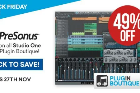 Featured image for “Presonus Studio One Black Friday Sale – Save up to 50 %”