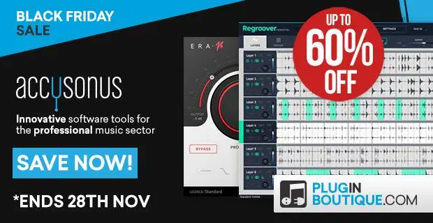 Accusonus Black Friday Sale – Save up to 60% off