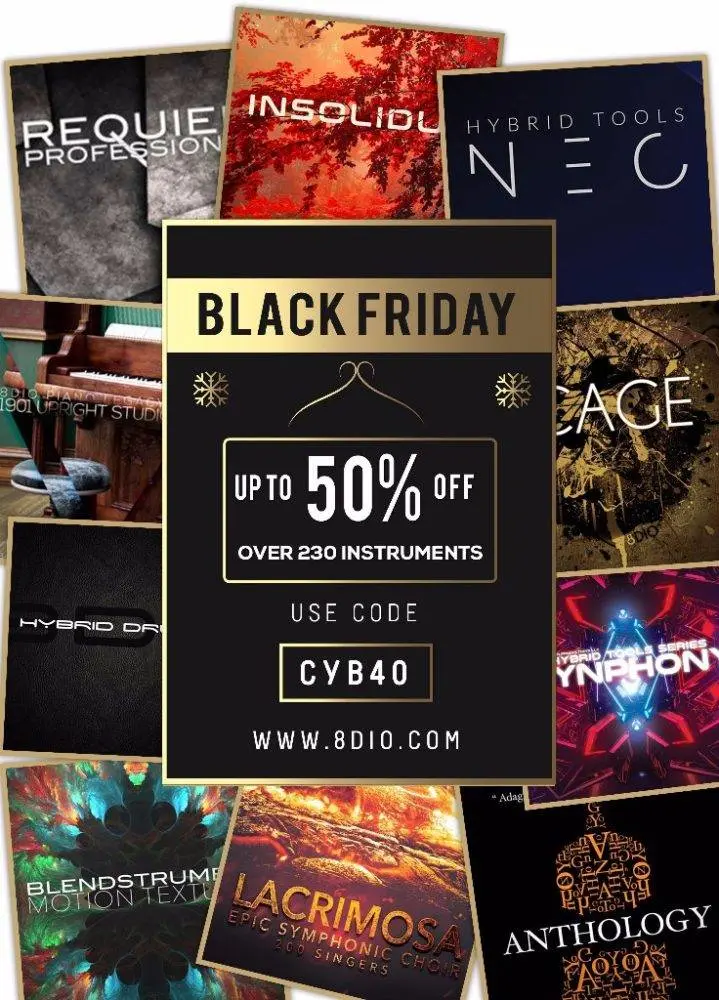 8Dio Black Friday Sale UP TO 50% OFF THE ENTIRE STORE