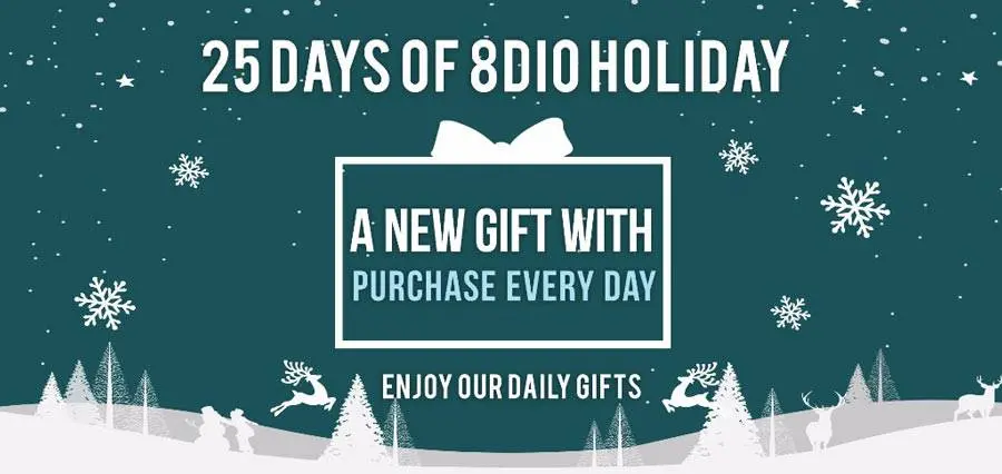 8Dio announced 25 days of 8Dio holidays