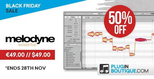 Celemony Melodyne Essential Sale 50% OFF