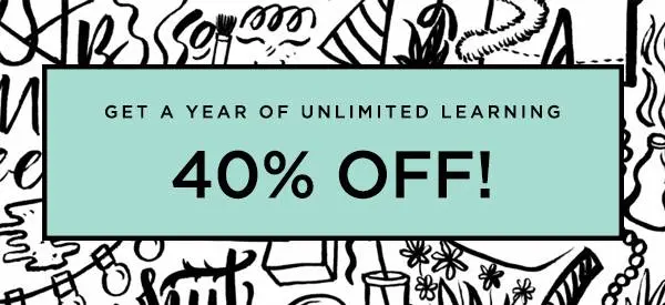 Get 40% off Skillshare Premium