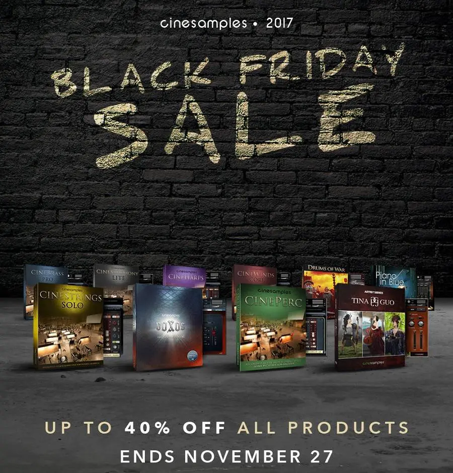 cinesamples Black Friday Sale