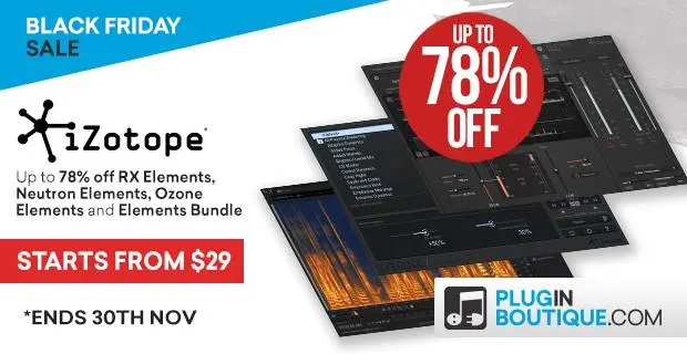iZotope Elements Flash Black Friday Sale