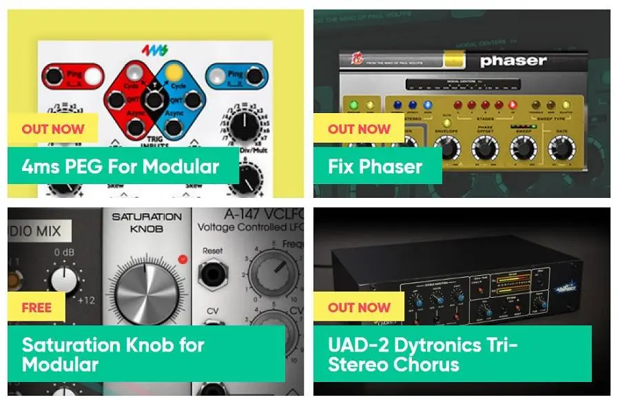 Softube released several new modules for Modular