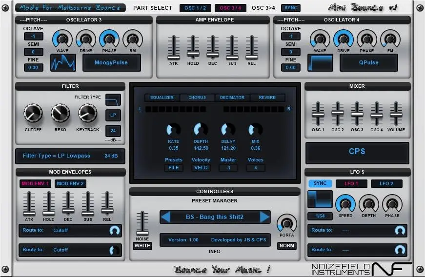 Mini Bounce – Free Synthesizer by infected sounds