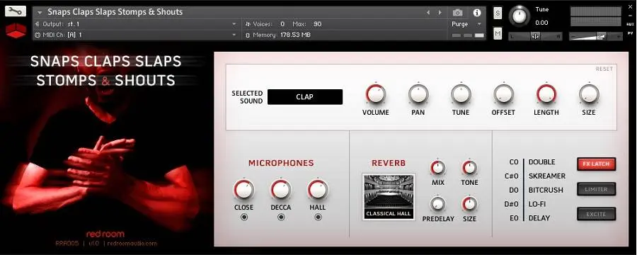 Free vocal effect Kontakt instrument by Red Room Audio