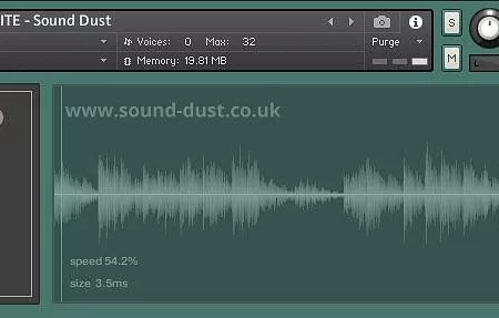 Featured image for “Sound Dust released Grainstrument LITE for free”