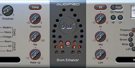 Featured image for “Audified delivers DW Drum Enhancer”