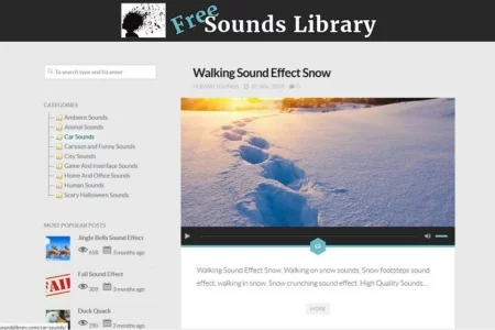 Featured image for “Sound effects for free by Free Sounds Library”