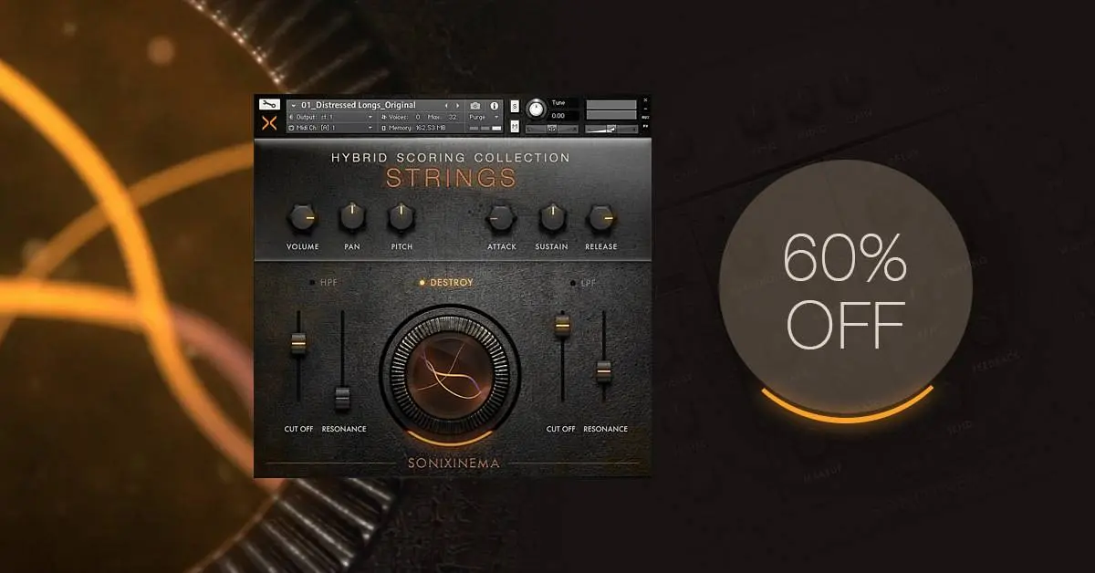 Deal: Hybrid Scoring Strings by Sonixinema 60% off