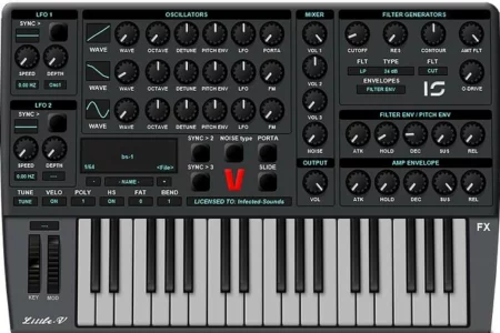 Featured image for “Infected Sounds releases free synthesizer Little V”