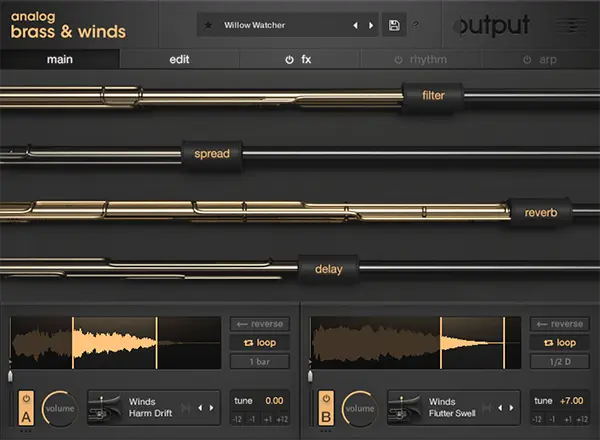 Output released Analog Brass & Winds