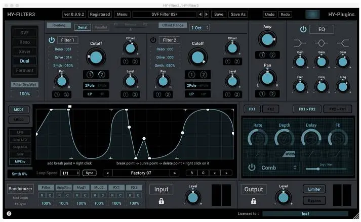 HY Plugins releases HY Filter3 free edition