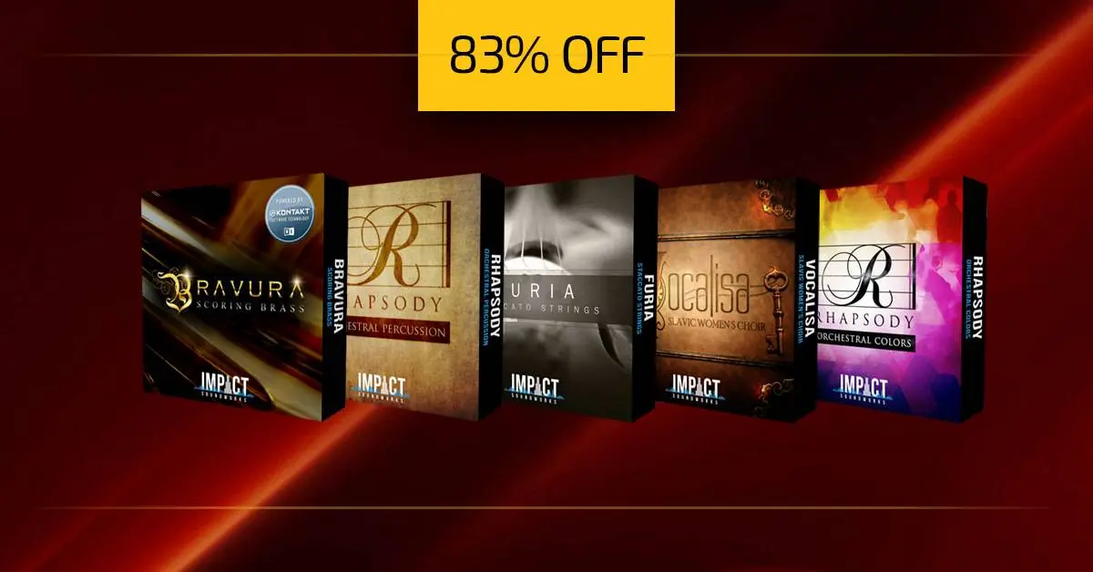 Deal: The Orchestral Bundle by Impact Soundworks 83% off