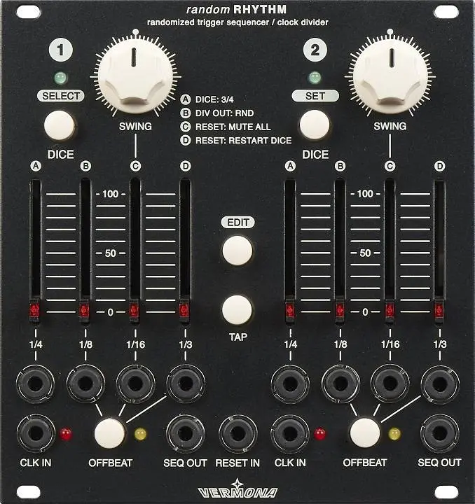 Vermona releases trigger sequencer randomRHYTHM