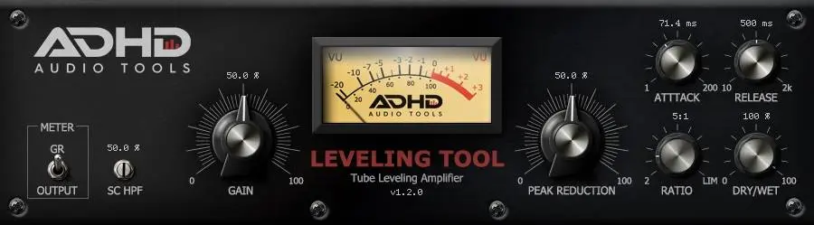 New Tube Leveling Amplifier for free by Audio Tools AdHd