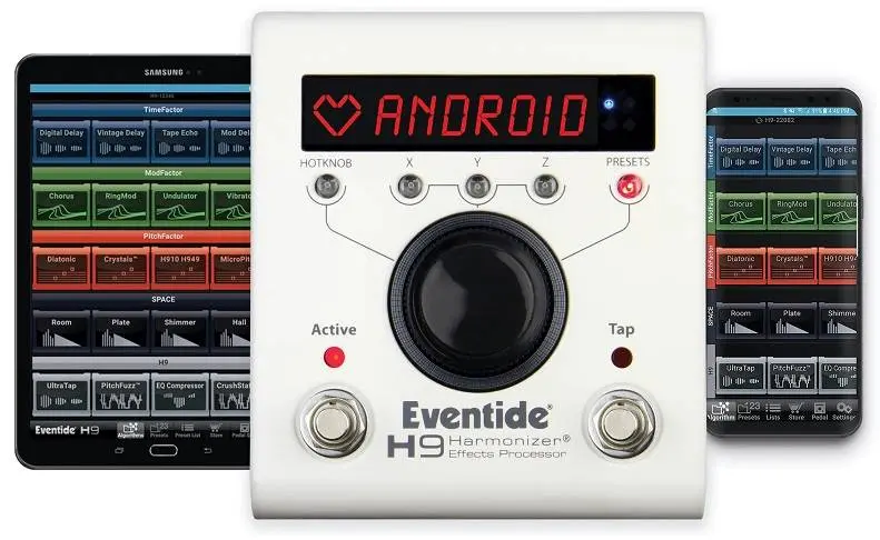 Eventide announces availability of H9 Control as Android App for H9 Harmonizer