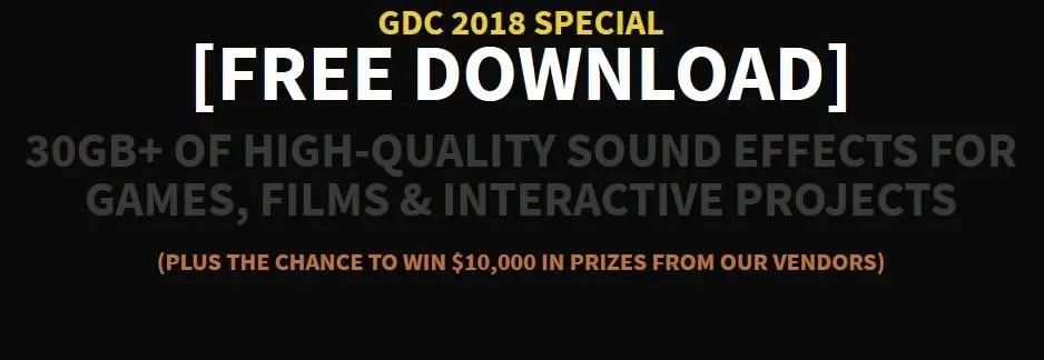 Sonniss releases more than 30 GB of sound effects for free