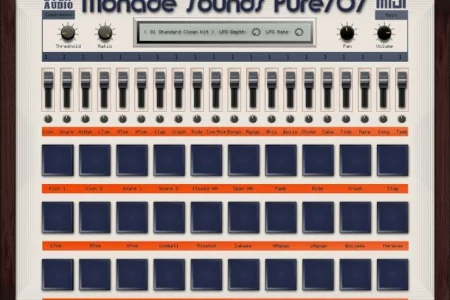 Featured image for “Monade Sounds releases Pure707, a TR-707 plugin emulation”