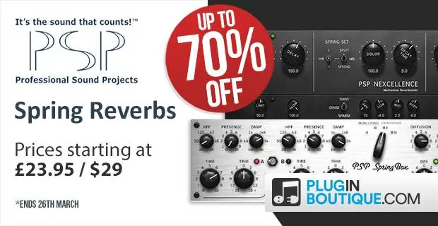 PSP Audioware Spring Reverb Sale