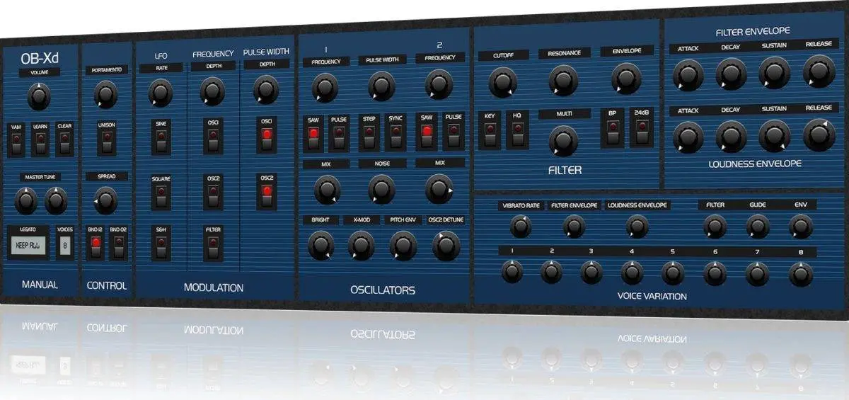discoDSP releases update for their freeware synth OB XD
